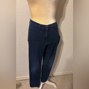 NEW Eileen Fisher Denim Stretch Jeggings Skinny Jeans Sz 6 Dark Wash